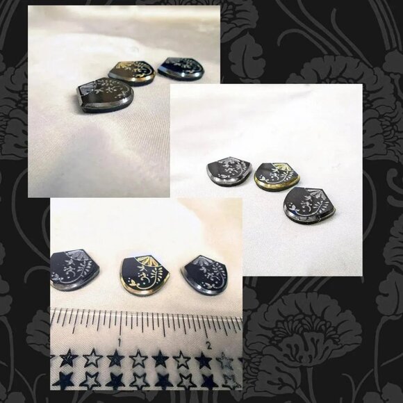 Vintage Glass Cabochon Lot, Rare Finds, Art Deco, Funky, Unique, Asian - Picture 4 of 10